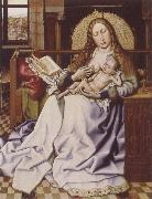 Robert Campin, Virgin and Child Befroe a Firescreen